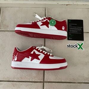 BAPESTA RED/WHITE